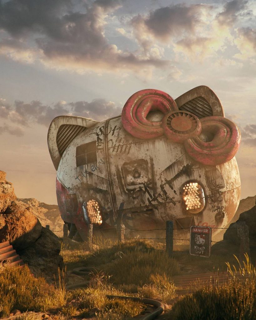 Filip Hodas Does Post-Apocalyptic Pop Culture Art