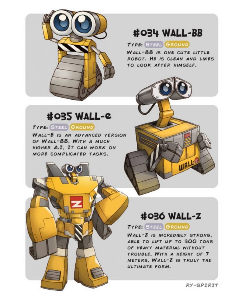 Disney Characters With Pokemon-Like Evolutions (18 Pics)