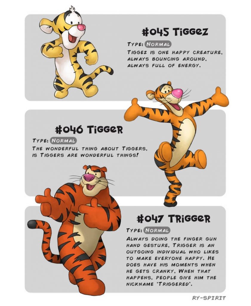 Disney Characters With Pokemon-Like Evolutions (18 Pics)