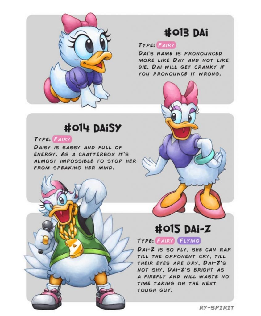 Disney Characters With Pokemon-Like Evolutions (18 Pics)