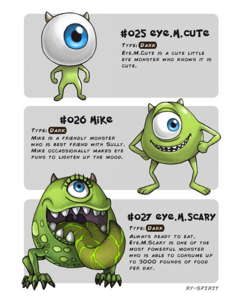 Disney Characters With Pokemon-Like Evolutions (18 Pics)