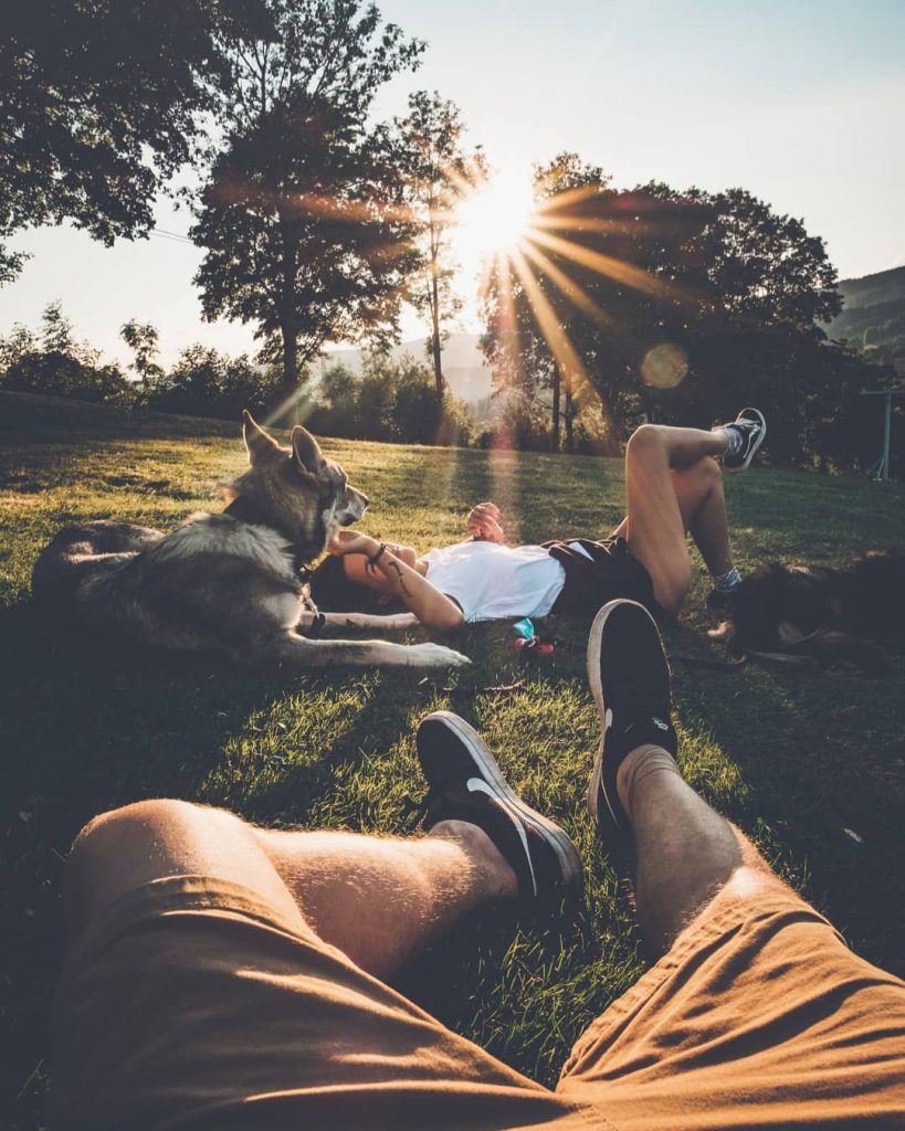A Man And His Wolf Dog VS. Mother Nature