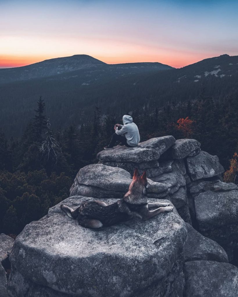 A Man And His Wolf Dog VS. Mother Nature