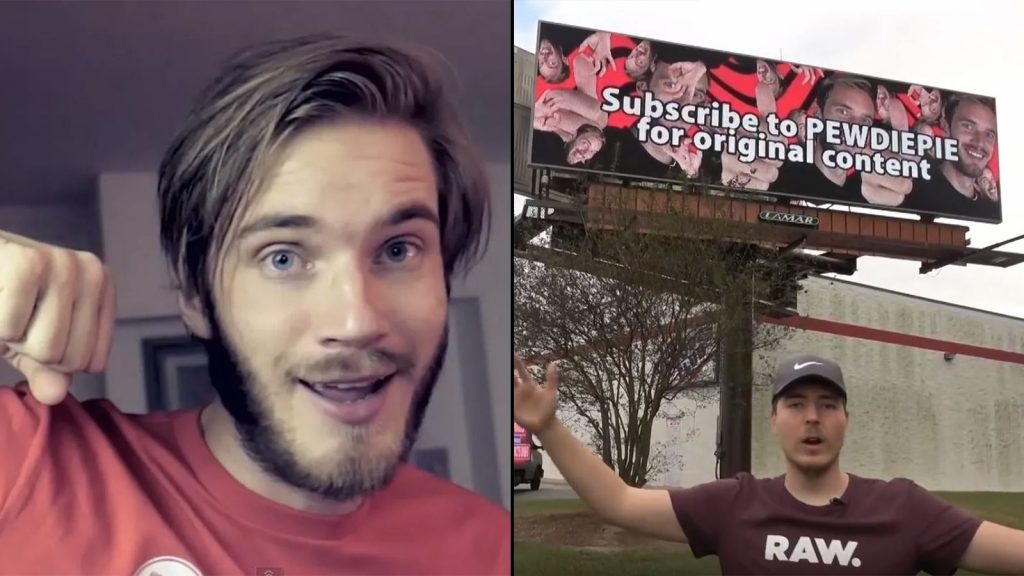 Clash of YouTube Gods: Pewdiepie VS T-Series