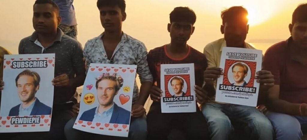 Clash of YouTube Gods: Pewdiepie VS T-Series