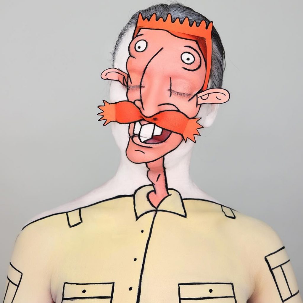 Next-Level Make-Up Artist Transforms Into Famous Cartoon Characters (20 Pictures)