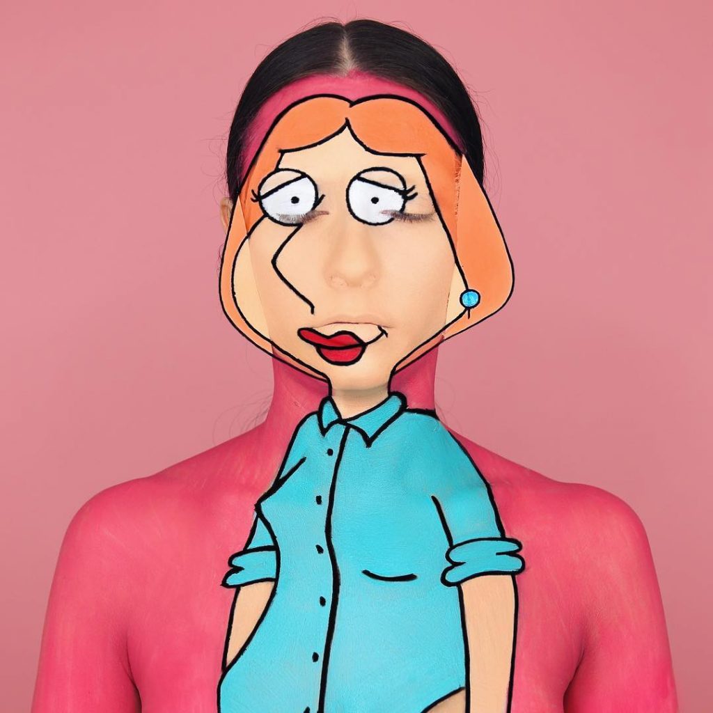 Next-Level Make-Up Artist Transforms Into Famous Cartoon Characters (20 Pictures)