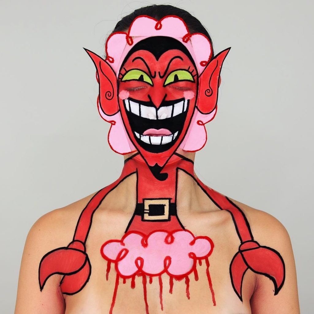 Next-Level Make-Up Artist Transforms Into Famous Cartoon Characters (20 Pictures)