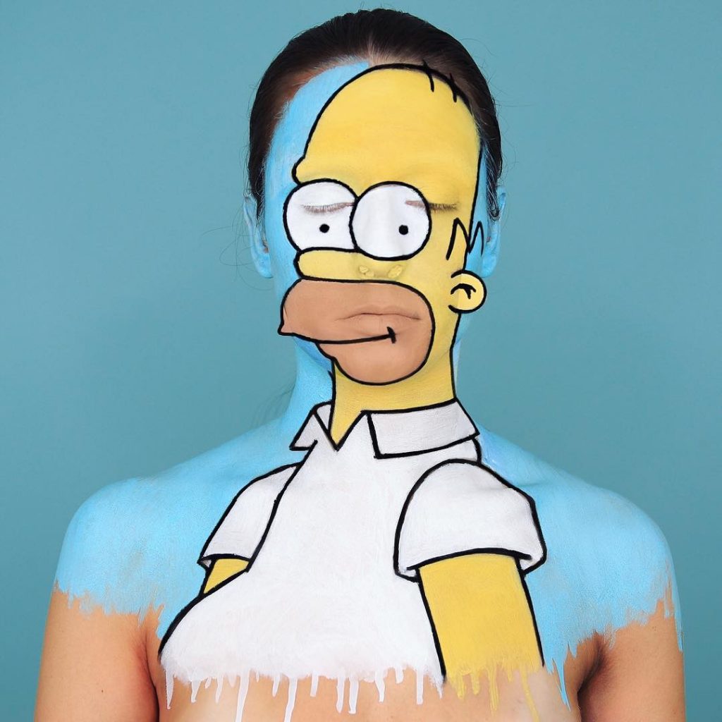 Next-Level Make-Up Artist Transforms Into Famous Cartoon Characters (20 Pictures)