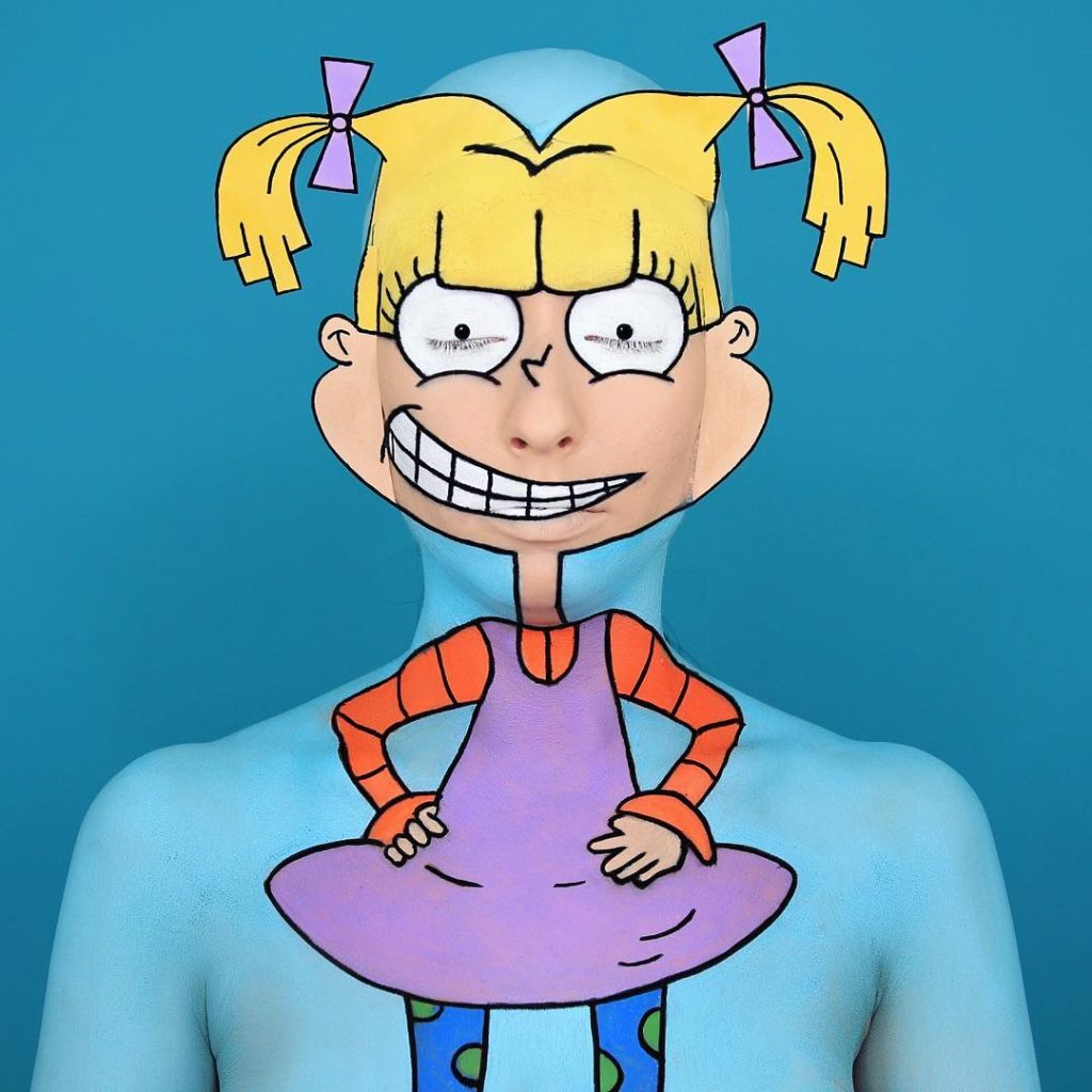 Next-Level Make-Up Artist Transforms Into Famous Cartoon Characters (20 Pictures)