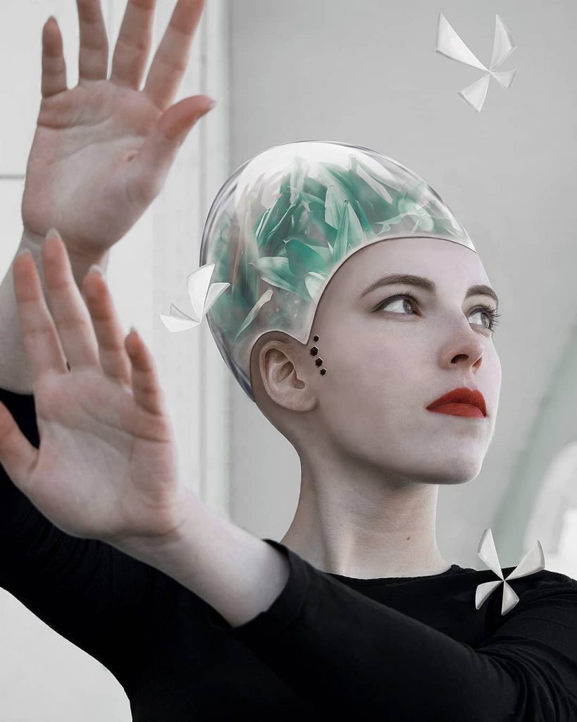 Surrealistic Photoshopped Portraits from Alexandra Chertulova