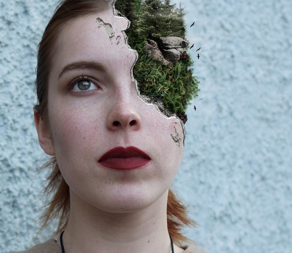 Surrealistic Photoshopped Portraits from Alexandra Chertulova