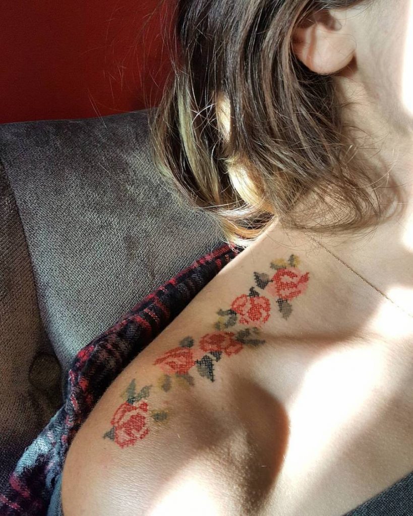 Embroidery Tattoos are a THING now!