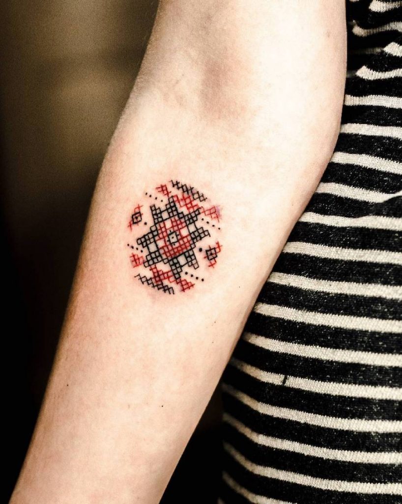 Embroidery Tattoos are a THING now!