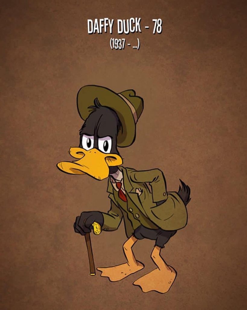 Disney And Looney Tunes Characters Depicted As Their True Age Is Somewhat Eerie
