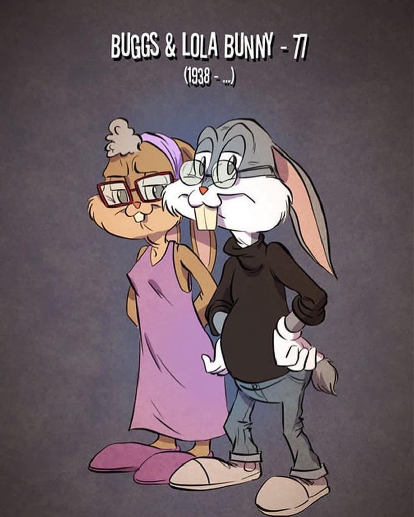 Disney And Looney Tunes Characters Depicted As Their True Age Is Somewhat Eerie