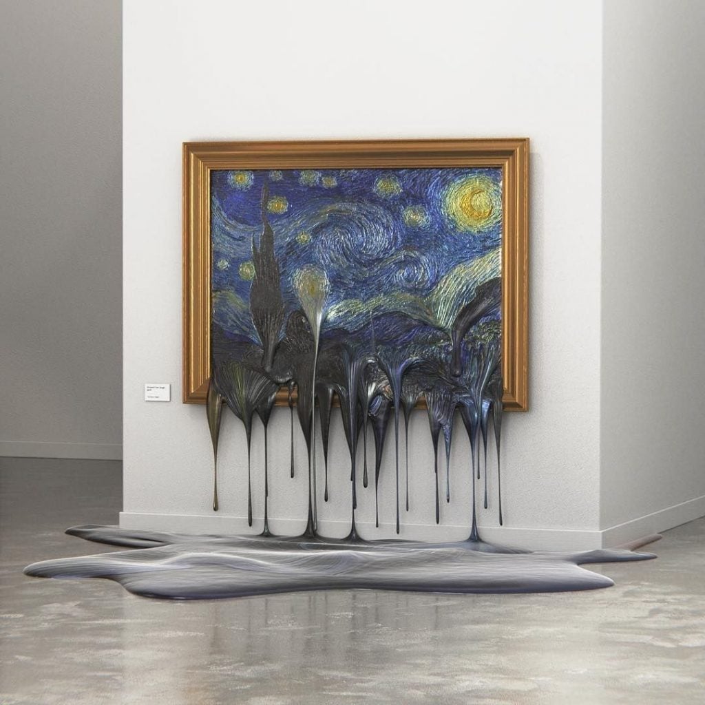 Digital Artist Recreates Famous Melting Paintings