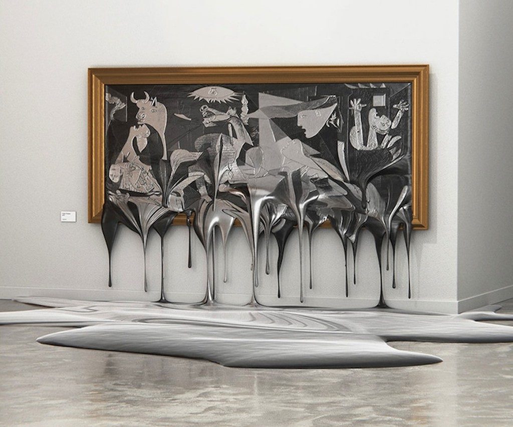 Digital Artist Recreates Famous Melting Paintings