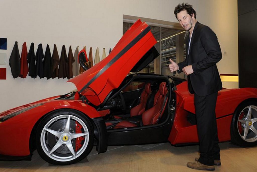 $272,700 Ferrari Laferrari | 8 Awesome but Ridiculously Expensive Things Bought by Keanu Reeves Brain Berries