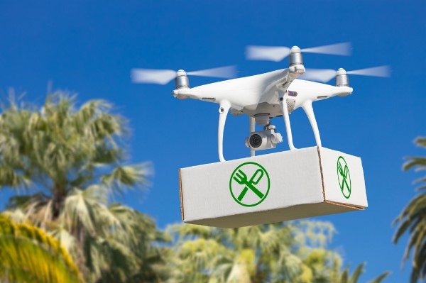 Food delivery | 8 Surprising Ways Drones Could Be Used in the Future | Brain Berries