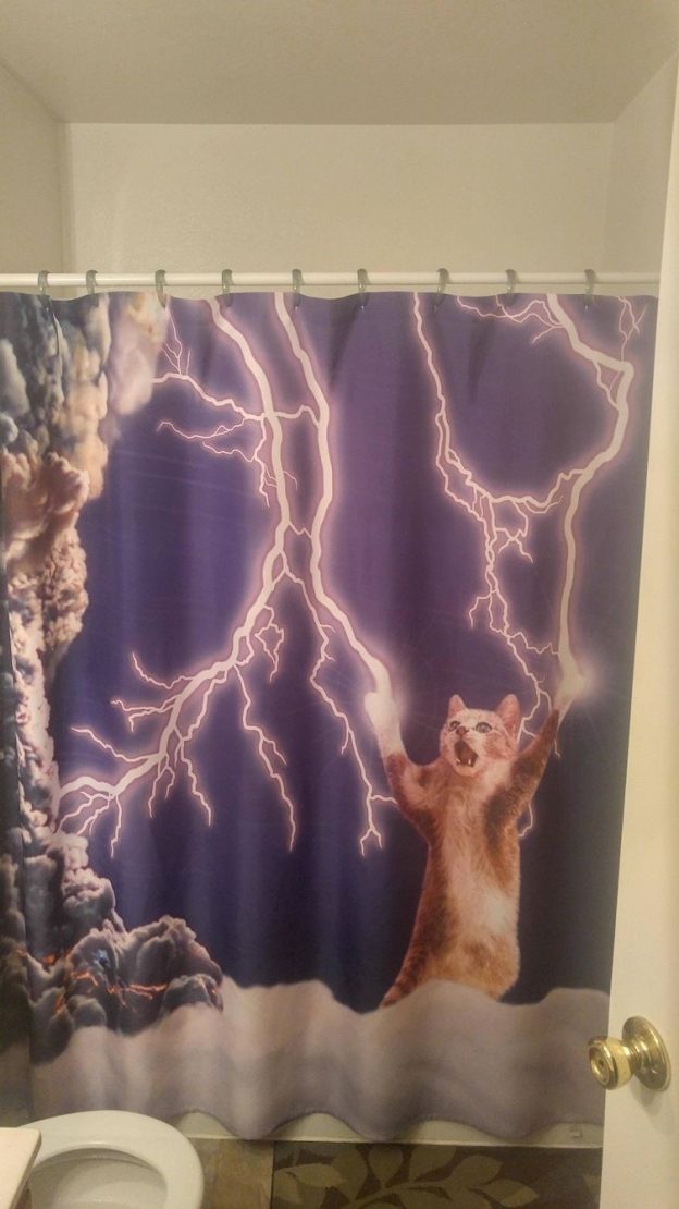 28 Geeky and Hilarious Shower Curtains You Can Actually Buy!