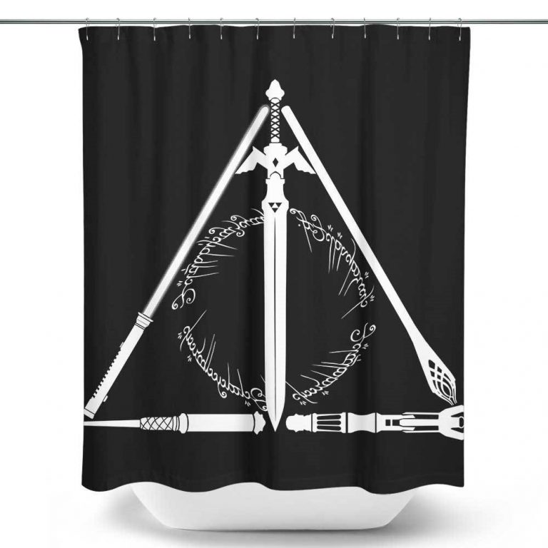 28 Geeky and Hilarious Shower Curtains You Can Actually Buy!