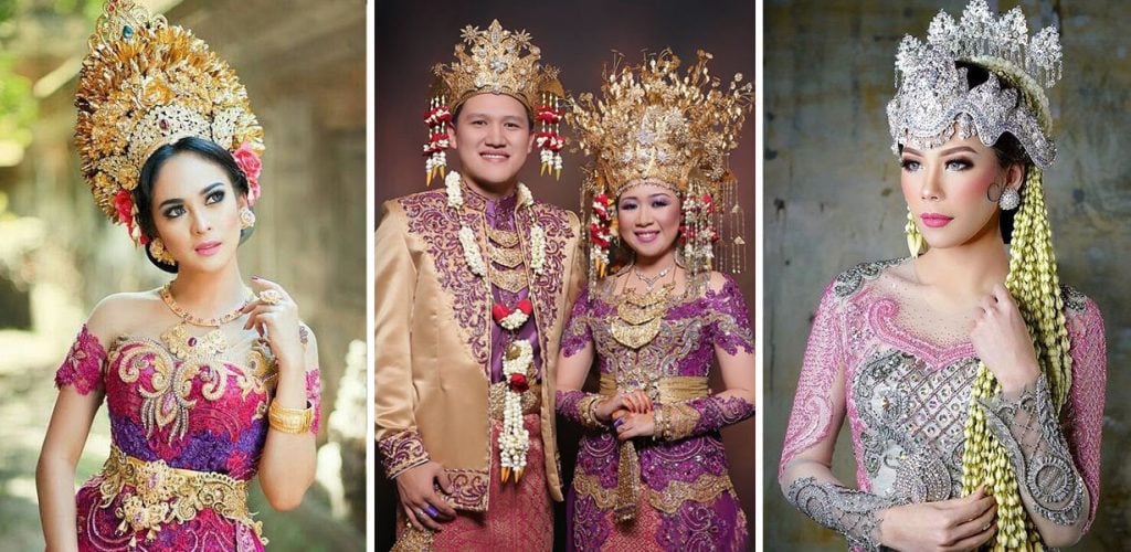 Indonesian wedding | The Most Stunning Wedding Looks From Around The World | Brain Berries