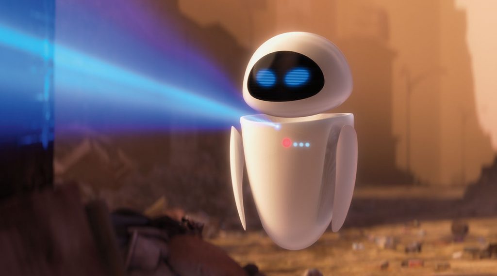 EVE –Wall E | 9 Best Movie Robots of All Time | Brain Berries