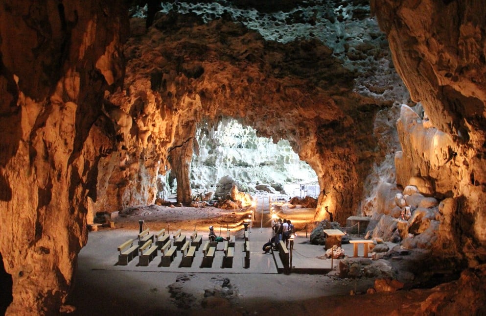 Callao Cave Chapel, Philippines | 17 Astonishingly Beautiful Cave Churches Around The World | Brain Berries