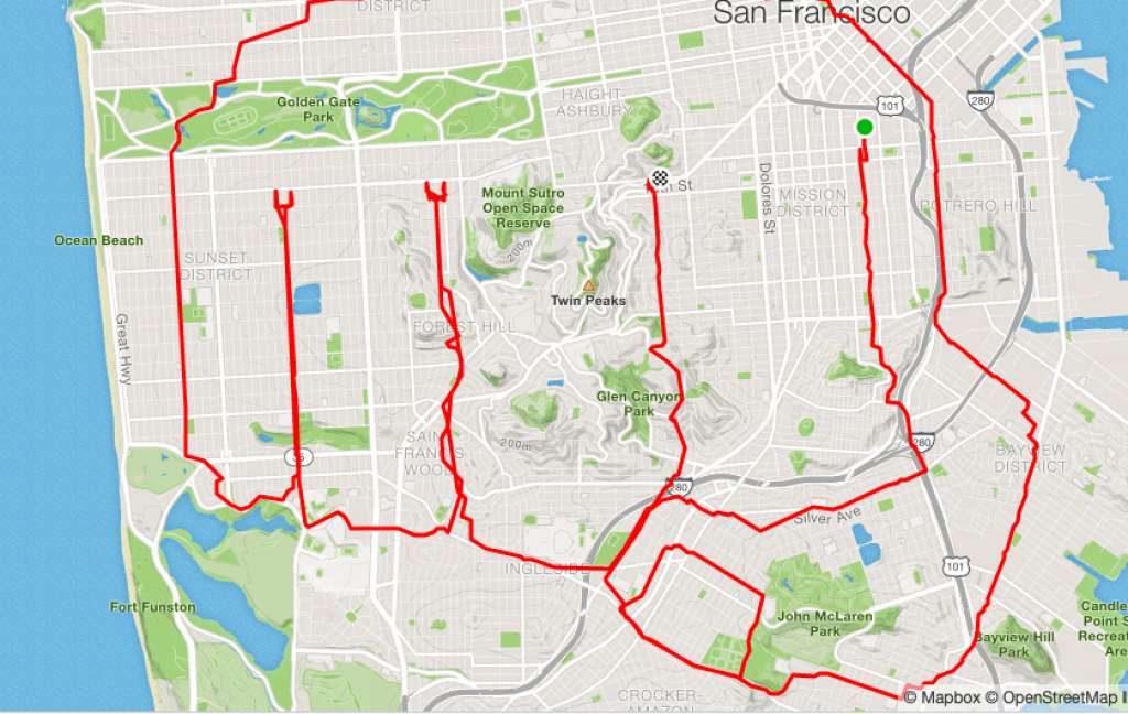 runner Lenny Maughan PewdiePie Brofist | San-Francisco Runner Creates Art Just By Jogging Around | Brain Berries