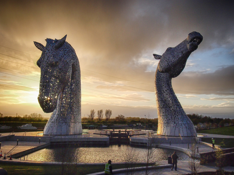 The Kelpies | 10 Largest Art Installations | Brain Berries