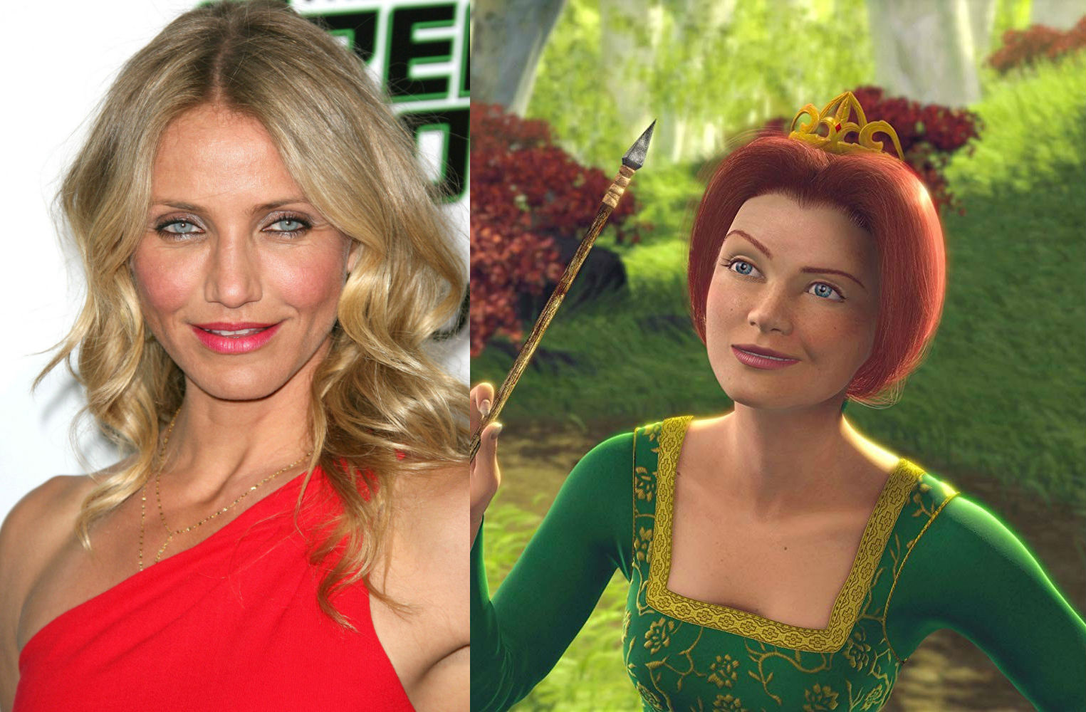 Cameron Diaz – Fiona in Shrek | 21 Celebrities Who Voiced Your Favorite Cartoon Characters | Brain Berries