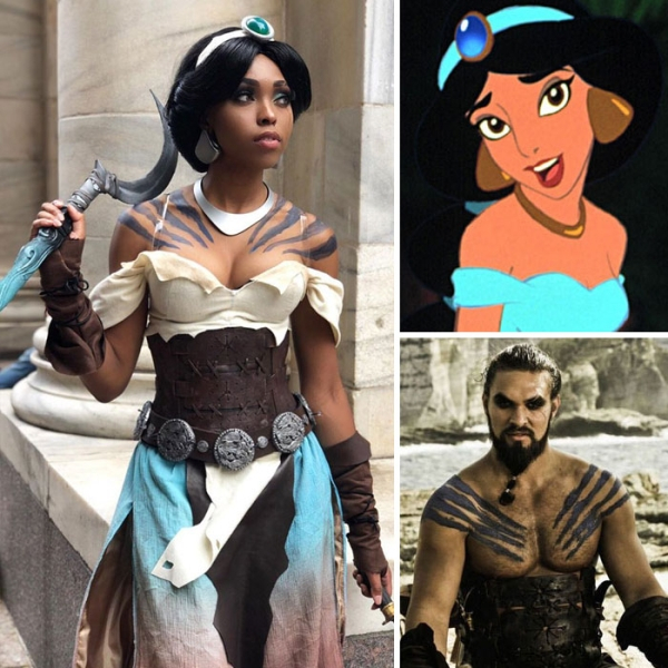 Jasmine x Khal Drogo | 15 Astounding Cosplay Transformations of CutiePieSensei | Brain Berries