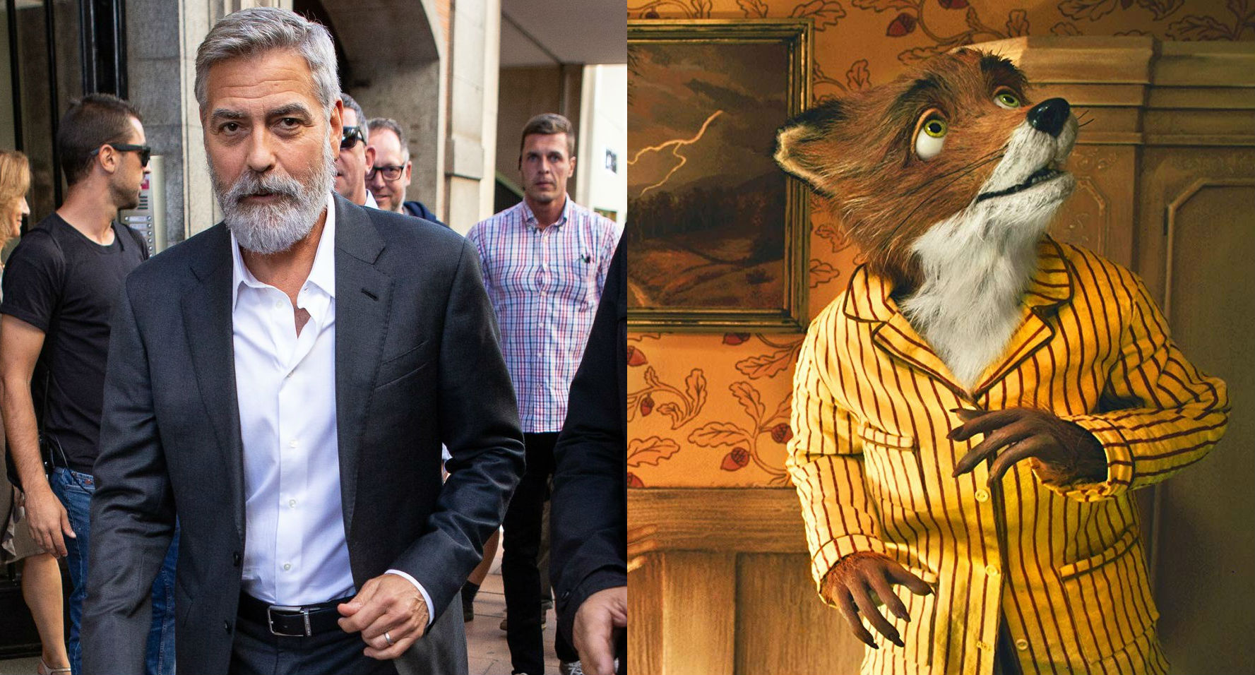 George Clooney – Fantastic Mr. Fox | 21 Celebrities Who Voiced Your Favorite Cartoon Characters | Brain Berries