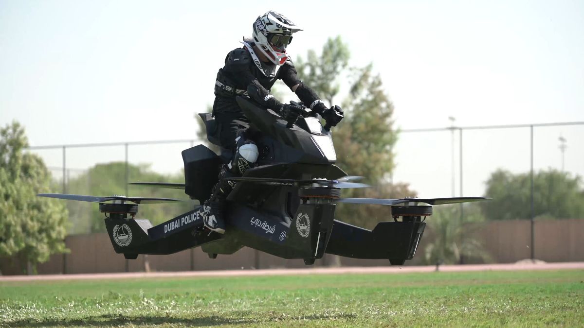 Hoverbike | 7 World's Strangest Police Vehicles | Brain Berries