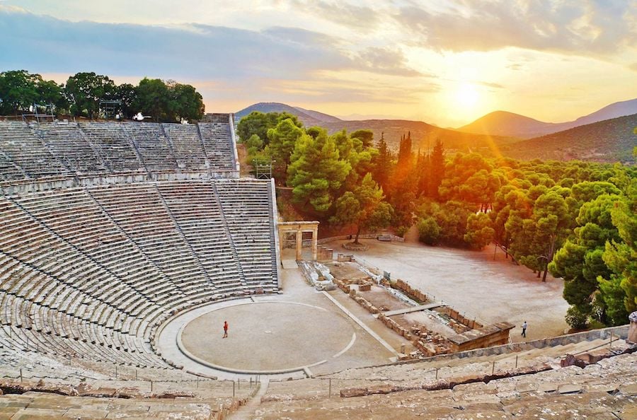 The Great Theater of Epidaurus |  Top 10 Ancient Greek Masterpieces | ZestRadar