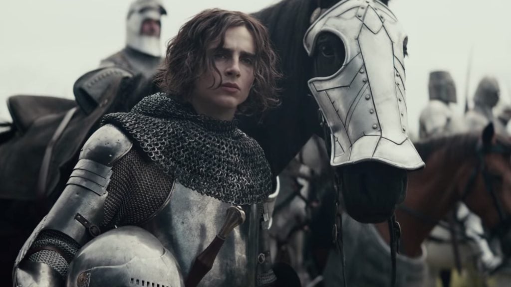 Timothee Chalamet and Robert Pattinson in The Final Trailer of “The King”
