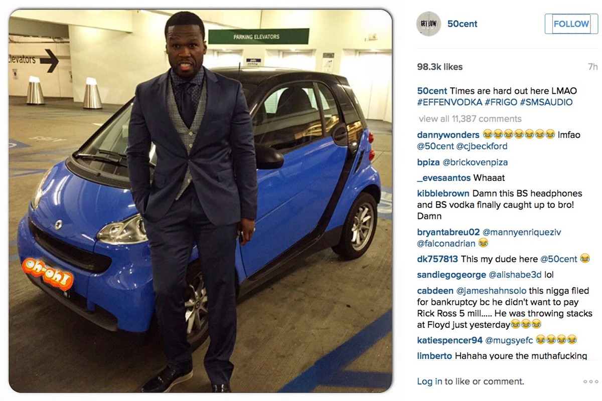 50 Cent | 7 Famous People Who Were Willing To Laugh at Themselves | BrainBerries