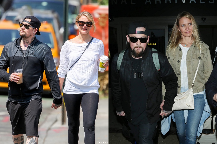 Cameron Diaz and Benji Madden | 10 Celebrity Couples With The Biggest Height Difference | BrainBerries