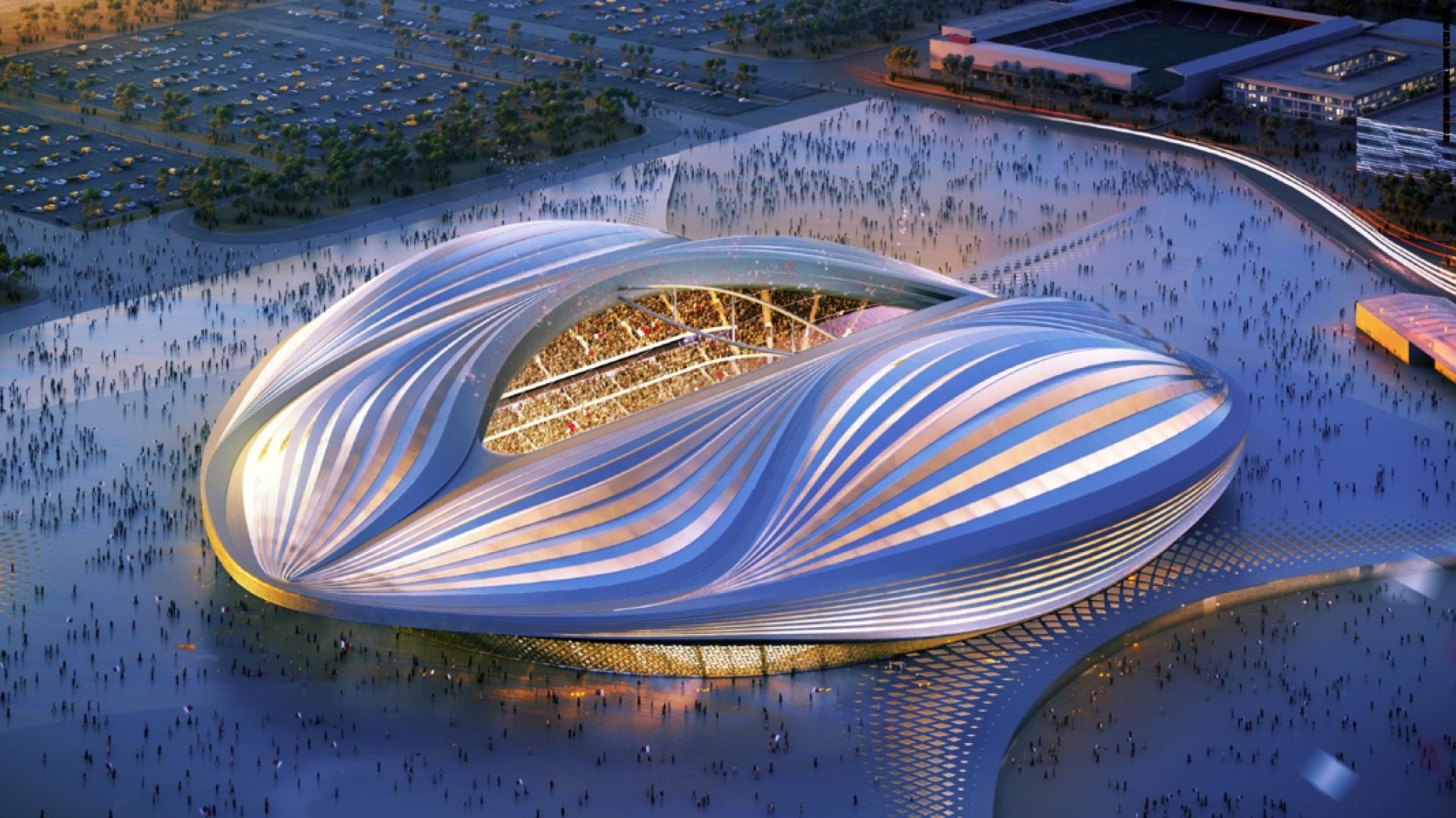 Футбольный стадион 2022, Катар | Космические работы самой известной женщины-архитектора Захи Хадид | Brain Berries