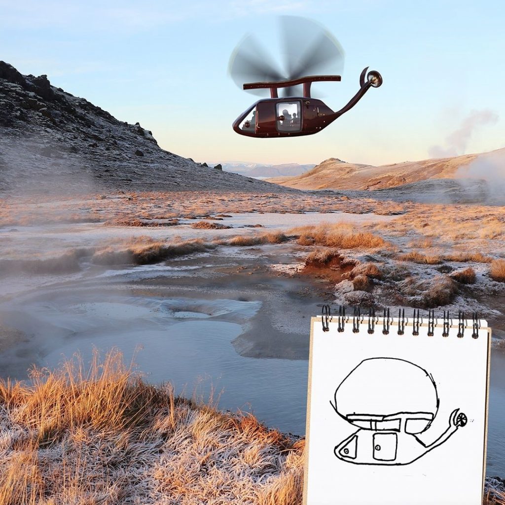 Dad Turns His Son’s Hyper Imagination Into Real-Looking Pictures