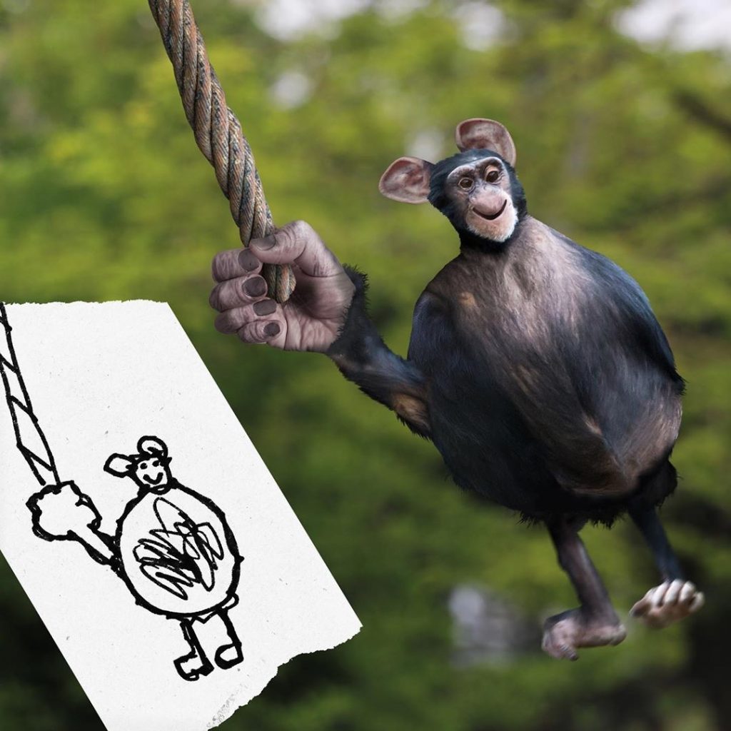 Dad Turns His Son’s Hyper Imagination Into Real-Looking Pictures