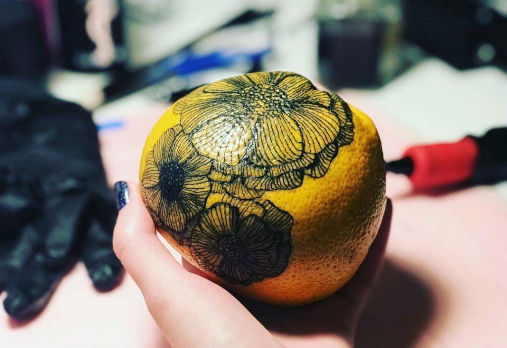 Is Inking Oranges a New Tattoo Art Trend?