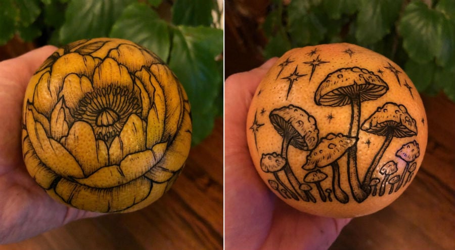 Is Inking Oranges a New Tattoo Art Trend?