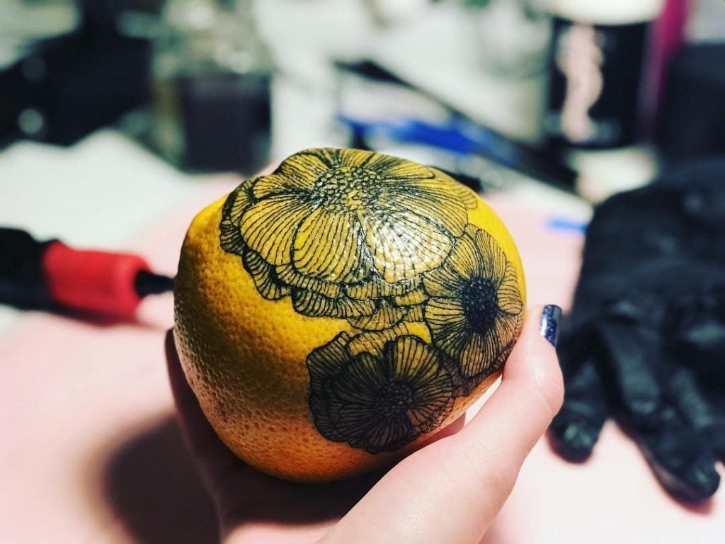 Is Inking Oranges a New Tattoo Art Trend?