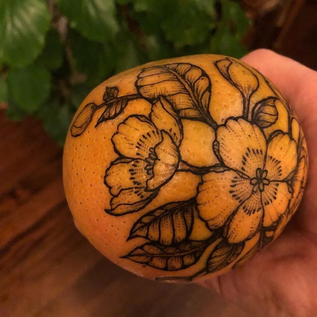 Is Inking Oranges a New Tattoo Art Trend?