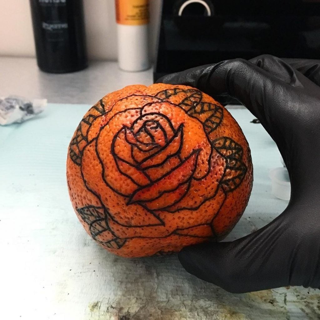 Is Inking Oranges a New Tattoo Art Trend?