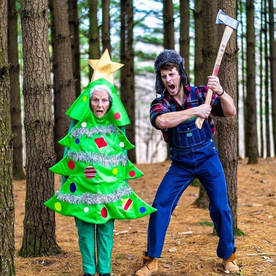The Funniest Prankster Grandma and Her Grandson