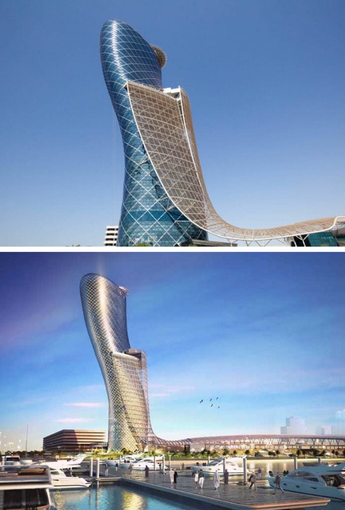 Capital Gate (Abu Dhabi, UAE) | 8 Incredible Buildings That Look Like Something From A Parallel Universe | Zestradar