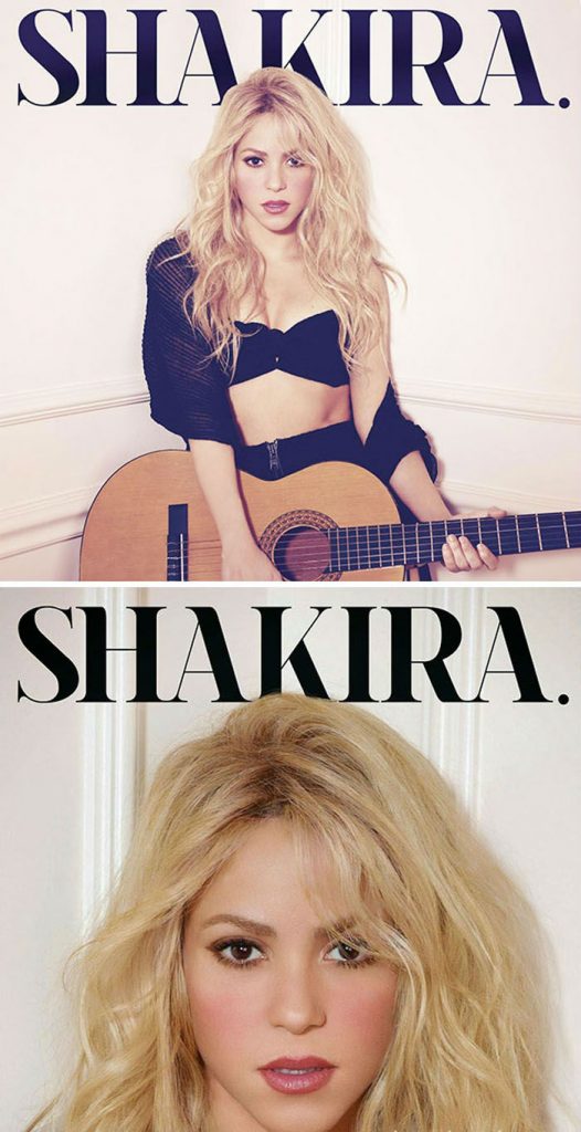 Shakira | West vs. Middle-East: 6 Album Covers That Transformed Beyond Recognition | Zestradar